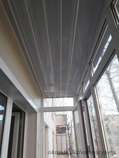 Остекление и обшивка балкона без утепления по ул. Перова, 5 &mdash; Компания Валенсия