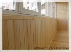 Обшивка балконов вагонкой