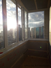 Остекление балкона по ул. Кошкарбаева, 34 &mdash; ВАЛЕНСИЯ