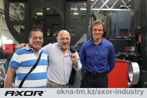 Завод AXOR посетили партнеры из Италии