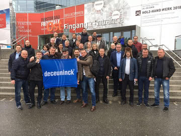 Сотрудники и клиенты Deceuninck посетили выставку Fensterbau Frontale в Нюрнберге