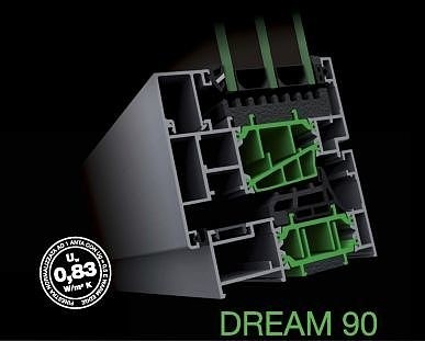 DREAM90 - новые преимущества алюминиевых окон и дверей