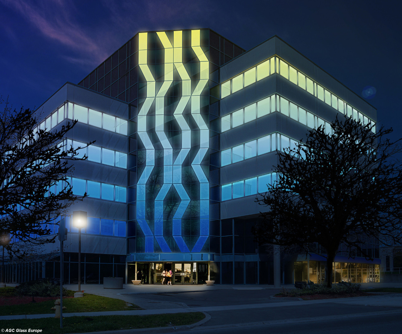 AGC представила новые светодиодные фасады