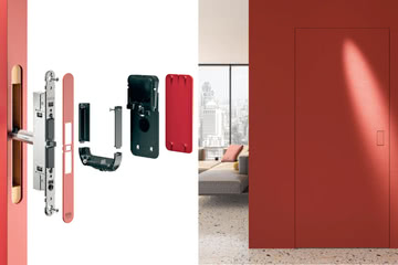 AGB представил скрытую ручку для межкомнатных дверей