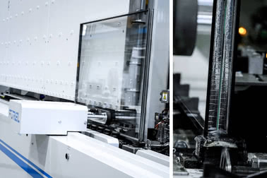 Автоматическая линия для производства стеклопакетов с ультратонким стеклом и теплой рамкой Super Spacer готова к выходу на рынок Европы