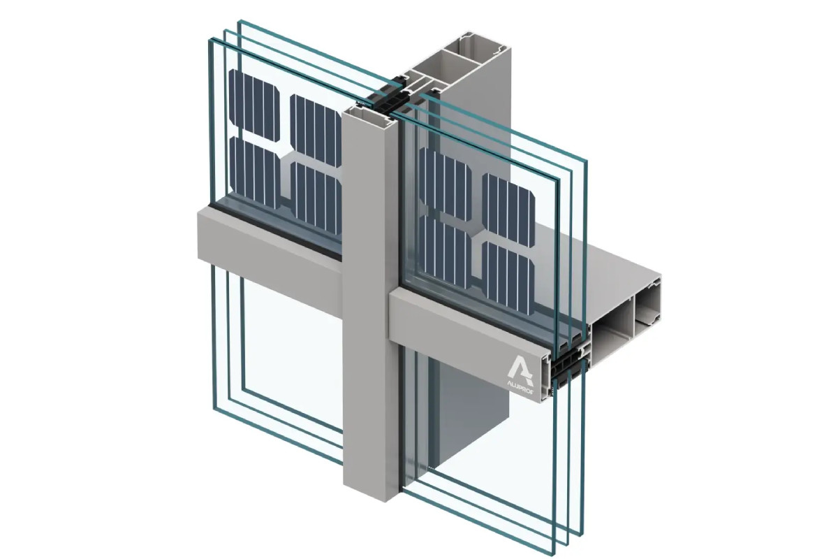 Aluprof представил фасад MB-SR50N PV с интеграцией солнечных панелей