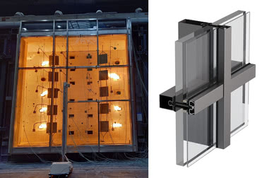 Стальная фасадная система Forster thermfix vario со взломостойкостью RC4 прошла огневые испытания EI60