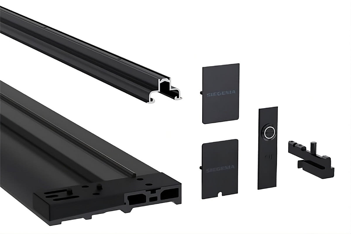 SIEGENIA добавила черные элементы в подъемно-раздвижную систему PORTAL HS