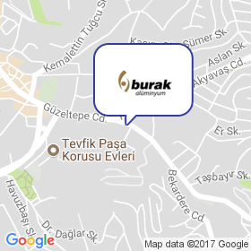 Burak Aluminuym на карте Burak Aluminuym на карте