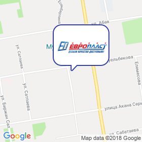 Европласт Кокшетау на карте