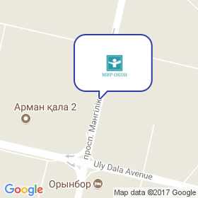 Мир Окон на карте Мир Окон на карте
