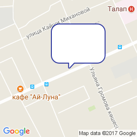 Моисеев на карте