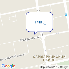 ПРОМЕТ-СЕЙФ КАЗАХСТАН на карте ПРОМЕТ-СЕЙФ КАЗАХСТАН на карте