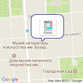 Цветные окна на карте Цветные окна на карте