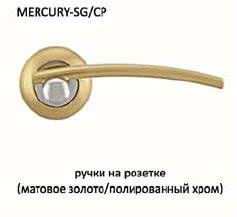 Дверные ручки Villani (Италия) Mercury VL22 SG/CP