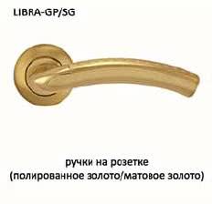 Дверные ручки Villani (Италия) Libra VL26 GP/SG