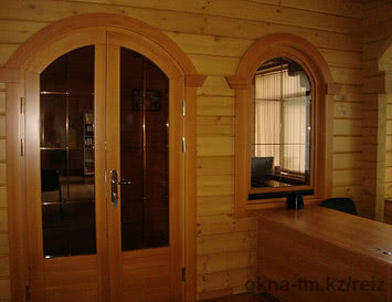 Деревянные окна и двери из ангарской сосны