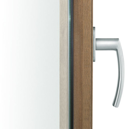 Оконные ручки с плоской розеткой