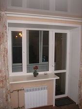 Балконный блок со стеклянной дверью &mdash; Иртышские окна