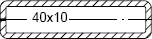 Veka Армирование 40х10 1.5