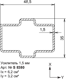 KBE Армирование 48,5х35 1,5