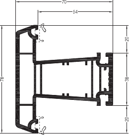 REHAU Импост 78