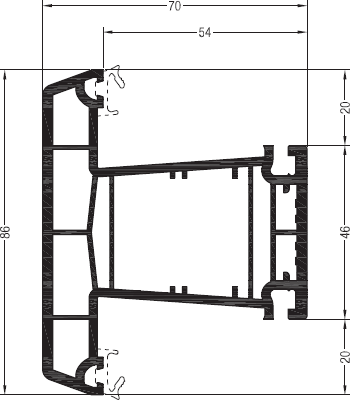 REHAU Импост 86