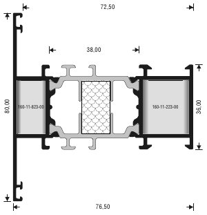 Alumil Импост 80