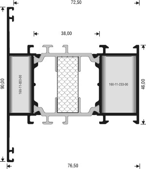 Alumil Импост 90