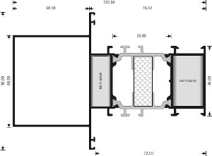 Alumil Импост 90