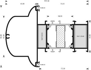 Alumil Импост 90