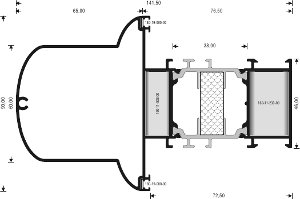 Alumil Импост 90