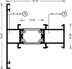Alumil Импост 69.7