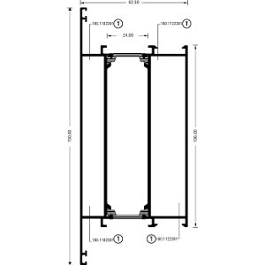 Alumil Импост 150