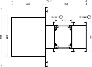 Alumil Импост 90