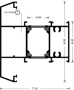 Alumil Импост 90
