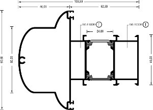 Alumil Импост 90