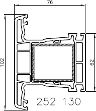 Salamander Импост 102