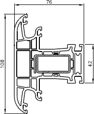 Salamander Импост 108