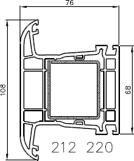 Salamander Импост 108